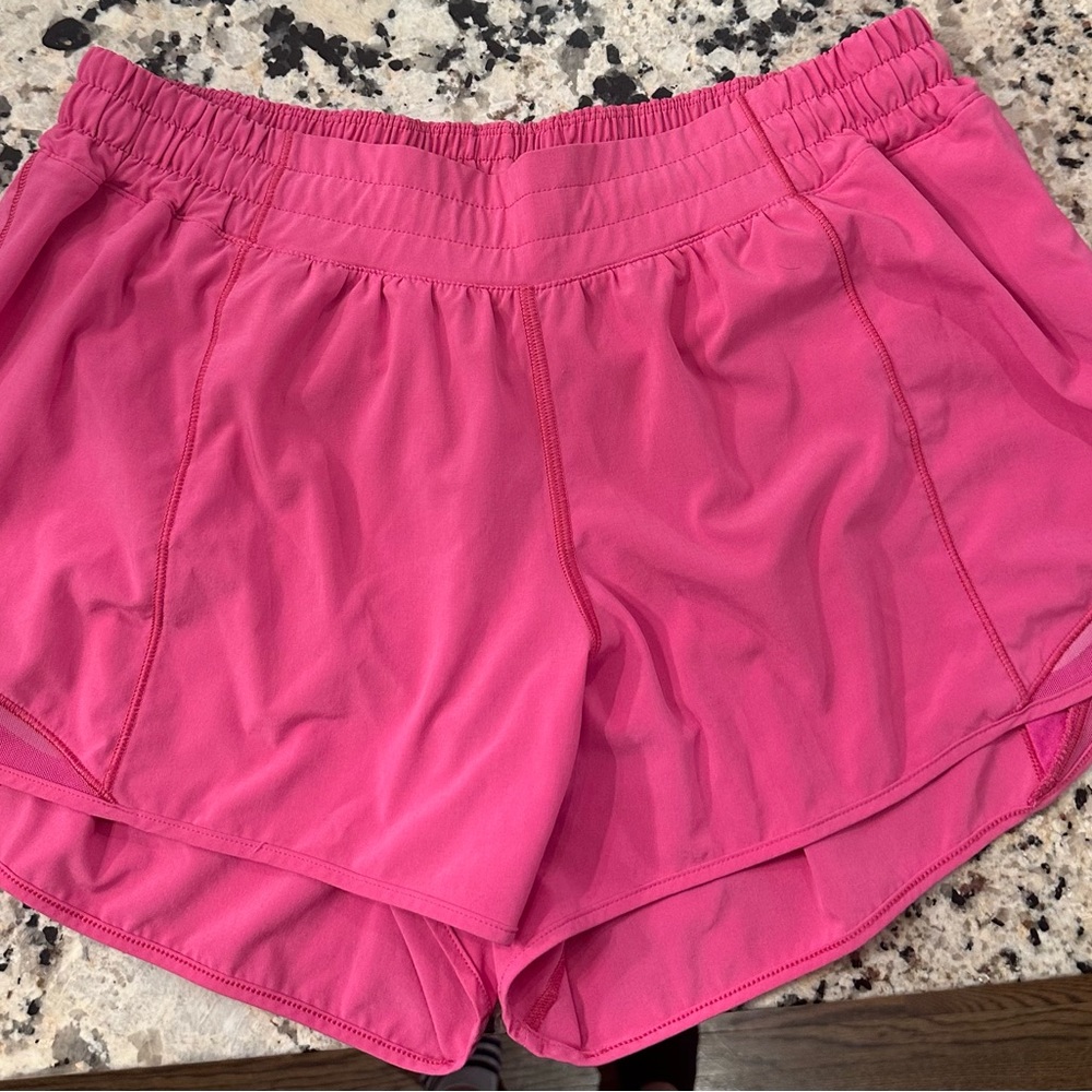 Sonic Pink Hotty Hot 4” shorts size 12
